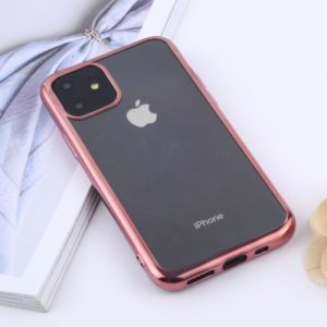 Transparent TPU Anti-Drop And Waterproof Mobile Phone Protective Case for iPhone 11 Pro (2019)(Rose Gold) (OEM)