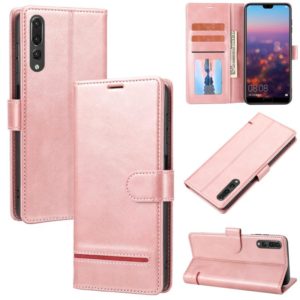 For Huawei P20 Pro Classic Wallet Flip Leather Phone Case(Pink) (OEM)