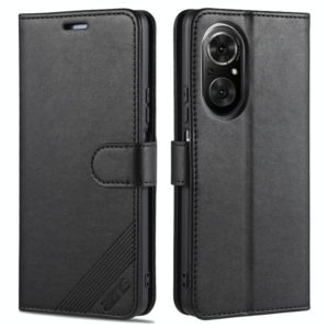 For Honor 50 SE AZNS Sheepskin Texture Horizontal Flip Leather Case with Holder & Card Slots & Wallet(Black) (AZNS) (OEM)