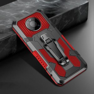 For Huawei Mate 40 Machine Armor Warrior Shockproof PC + TPU Protective Case(Red) (OEM)