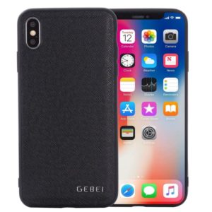 For iPhone 11 Pro GEBEI Full-coverage Shockproof Leather Protective Case(Black) (GEBEI) (OEM)