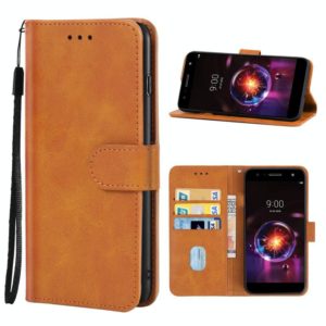 Leather Phone Case For LG X power 3 / X5 2018(Brown) (OEM)