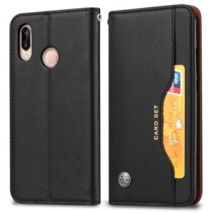Knead Skin Texture Horizontal Flip Leather Case for Xiaomi Redmi Note 7 & 7 Pro, with Photo Frame & Holder & Card Slots & Wallet(Black) (OEM)
