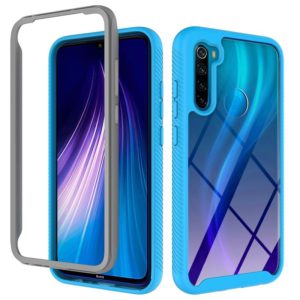For Xiaomi Redmi Note 8 Starry Sky Solid Color Series Shockproof PC + TPU Protective Case(Sky Blue) (OEM)