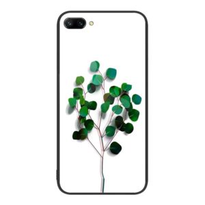 For Honor 10 Colorful Painted Glass Phone Case(Sapling) (OEM)