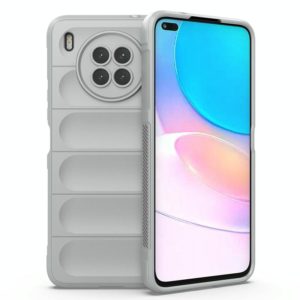 For Huawei Nova 8i Magic Shield TPU + Flannel Phone Case(Grey) (OEM)
