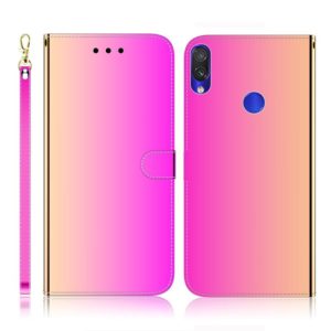 For Xiaomi Redmi Note 7S / Note 7 Imitated Mirror Surface Horizontal Flip Leather Case with Holder & Card Slots & Wallet & Lanyard(Gradient Color) (OEM)