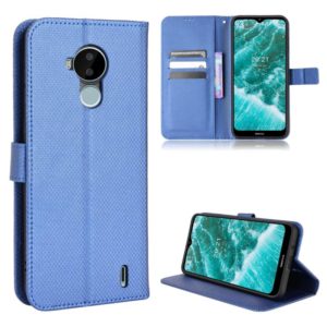 For Nokia C30 Diamond Texture Leather Phone Case(Blue) (OEM)