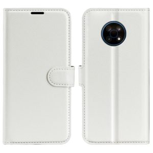 For Nokia G50 Litchi Texture Horizontal Flip Protective Case with Holder & Card Slots & Wallet(White) (OEM)