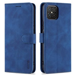 For Huawei nova 8 SE AZNS Skin Feel Calf Texture Horizontal Flip Leather Case with Card Slots & Holder & Wallet(Blue) (AZNS) (OEM)