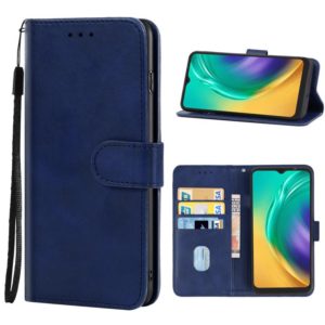 For Tecno Pop 4 Pro Leather Phone Case(Blue) (OEM)