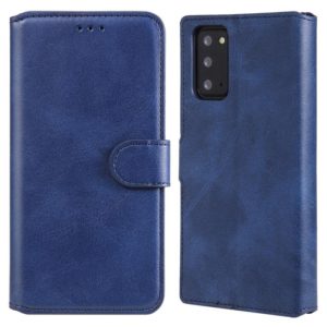 For Samsung Galaxy Note 20 Classic Calf Texture PU + TPU Horizontal Flip Leather Case, with Holder & Card Slots & Wallet(Blue) (OEM)