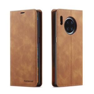 For Huawei Mate 30 Pro Forwenw Dream Series Oil Edge Strong Magnetism Horizontal Flip Leather Case with Holder & Card Slots & Wallet & Photo Frame(Brown) (Forwenw) (OEM)