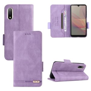 For Sony Xperia Ace III Magnetic Clasp Flip Leather Phone Case(Purple) (OEM)