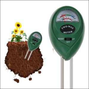 RZ103 Mini Soil PH Moisture Humidity Measuring PH Meter Soil Moisture Monitor Hygrometer Gardening Plant Farming Moisture Tester (OEM)