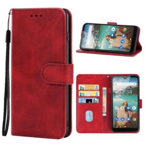 Leather Phone Case For Cubot R19(Red) (OEM)