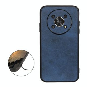 For Honor X30 / X40 GT Accurate Hole Two-color Calf Texture Shockproof Phone Case(Blue) (OEM)