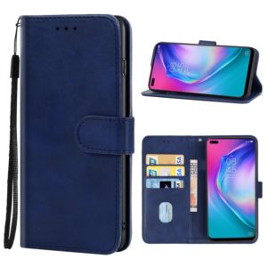 For Tecno Camon 16 Pro Leather Phone Case(Blue) (OEM)