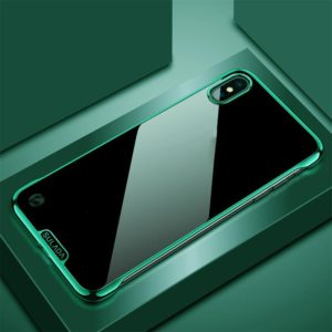For iPhone X / XS SULADA Borderless Plated PC Protective Case(Green) (SULADA) (OEM)