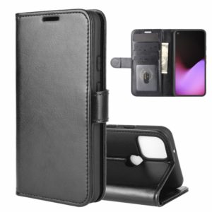 For Google Pixel 5 XL R64 Texture Single Horizontal Flip Protective Case with Holder & Card Slots & Wallet& Photo Frame(Black) (OEM)