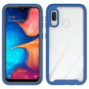 For Samsung Galaxy A20e Starry Sky Solid Color Series Shockproof PC + TPU Protective Case(Royal Blue) (OEM)