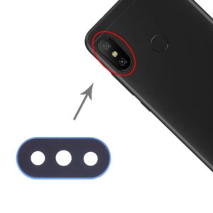 10 PCS Camera Lens Cover for Xiaomi Redmi 6 Pro / MI A2 Lite(Blue) (OEM)