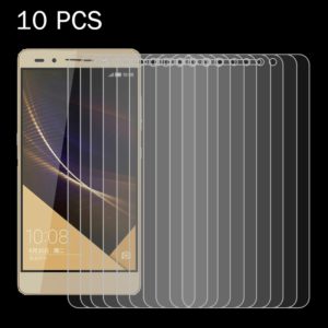 10 PCS for Huawei Honor 7 Plus 0.26mm 9H Surface Hardness 2.5D Explosion-proof Tempered Glass Screen Film (OEM)