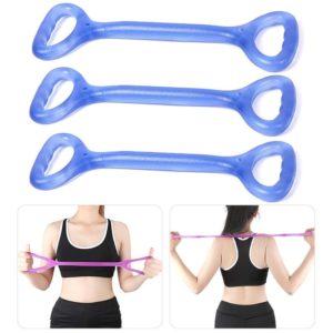 Home Workout Fitness Yoga Pull Rope Arm Back Puller(Blue) (OEM)