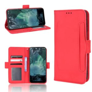 For Nokia G21 / G11 Skin Feel Calf Pattern Leather Phone Case(Red) (OEM)
