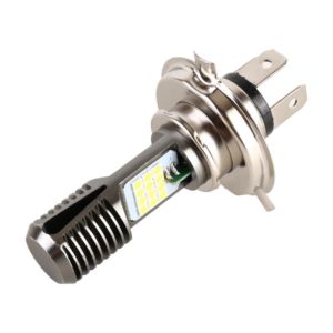 H4 DC12V / 7.4W Motorcycle LED Headlight with 24LEDs SMD-3030 Lamp Beads (White Light) (OEM)