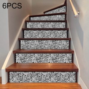 6pcs / Set DIY Creative Ceramic Tile Stairs Sticker Home Decoration, Size: 18*100cm (OEM)