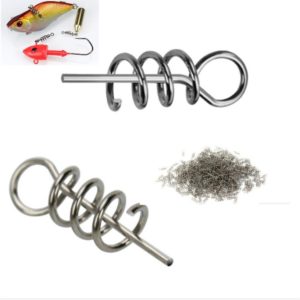 20 in 1 Luya Accessories Spring Pin For Lock Pin Soft Bait, Size:3.5CM (OEM)