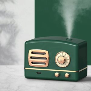 Home Retro Humidifier Office Car Universal Personality Art Small Portable Air Humidifier(Green) (OEM)