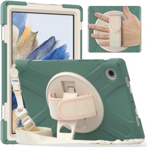 For Samsung Galaxy Tab A8 10.5 2021 Silicone + PC Tablet Case(Emerald Green) (OEM)