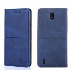 For Nokia C01 Plus/C1 2nd Editon Cow Texture Magnetic Horizontal Flip Leather Phone Case(Blue) (OEM)