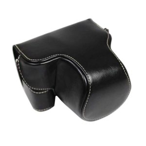 Full Body Camera PU Leather Case Bag for Sony LCE-7C / Alpha 7C / A7C 28-60mm / 40.5mm Lens(Black) (OEM)