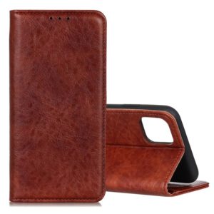 For Galaxy Note10 Lite / A81 Magnetic Retro Crazy Horse Texture Horizontal Flip Leather Case with Holder & Card Slots(Brown) (OEM)