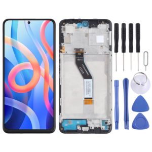 IPS Material Original LCD Screen and Digitizer Full Assembly With Frame for Xiaomi Redmi Note 11 (China) 21091116AC / Poco M4 Pro 5G 21091116AG, MZB0BGVIN / Redmi Note 11S 5G (OEM)