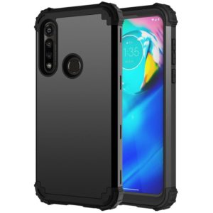 For Motorola Moto G Power 3 in 1 Shockproof PC + Silicone Protective Case(Black) (OEM)