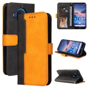 For Nokia G10 / G20 Business Stitching-Color Horizontal Flip PU Leather Case with Holder & Card Slots & Photo Frame(Orange) (OEM)