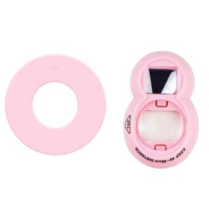 Mini Digital Camera Lens Selfie Mirror + Auxiliary Circle Set for FUJIFILM Instax Mini7+(Pink) (OEM)