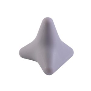 Silicone Thumb Bump Massager Muscle Relaxation Massage Fascia Device, Specification: Quadratic Gray (OEM)