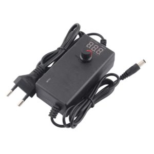 9V-24V 1A AC To DC Adjustable Voltage Power Adapter Universal Power Supply Display Screen Power Switching Charger, Plug Type:US (OEM)