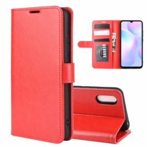 For Xiaomi Redmi 9A R64 Texture Single Horizontal Flip Protective Case with Holder & Card Slots & Wallet& Photo Frame(Red) (OEM)