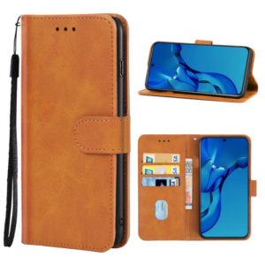 Leather Phone Case For Huawei P50E(Brown) (OEM)