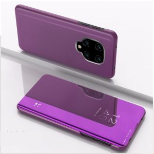 For Xiaomi Redmi Note9 Pro/Note9 Pro Max/Note 9S Plated Mirror Horizontal Flip Leather Case with Holder(Purple) (OEM)