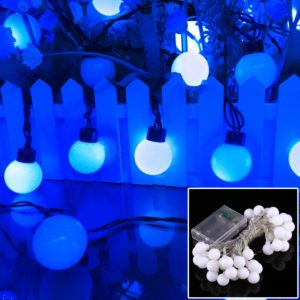 4m LED Decoration Light, 40 LEDs 3 x AA Batteries Powered String Light with 3-Modes, DC 4.5V(Blue Light) (OEM)