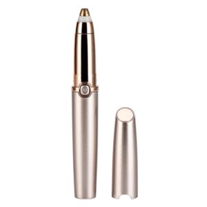 Push Button Electric Eyebrow Trimmer Automatic Hair Removal Device(Rose Gold) (OEM)