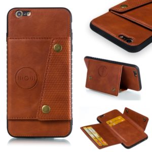 Leather Protective Case For iPhone 6 Plus & 6s Plus(Brown) (OEM)