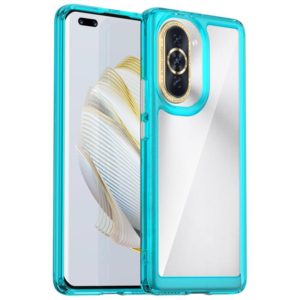 For Huawei nova 10 Pro Colorful Series Acrylic + TPU Phone Case(Transparent Blue) (OEM)